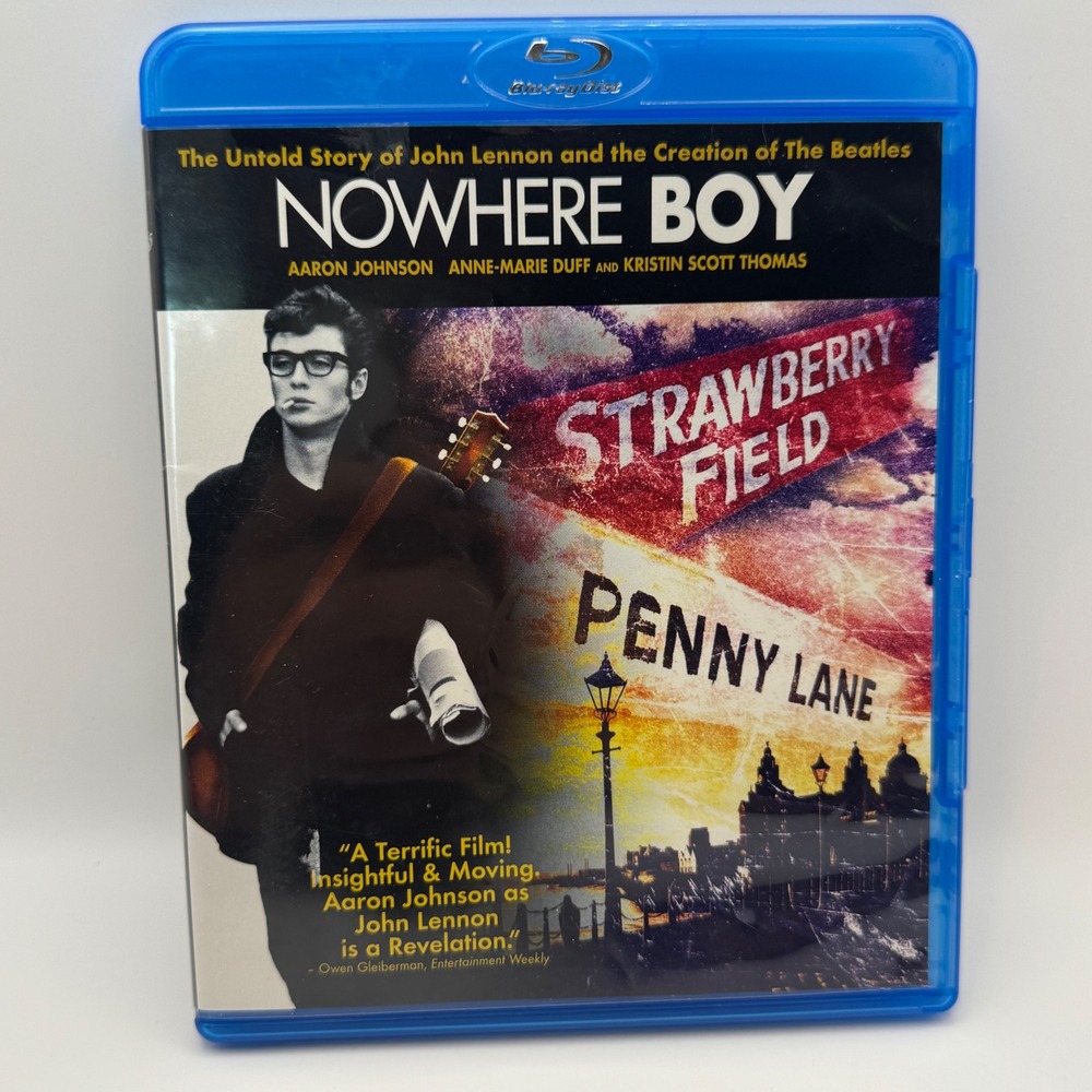 Nowhere Boy Blu-ray John Lennon Beatles Origin Story Aaron Johnson 2011 Movie